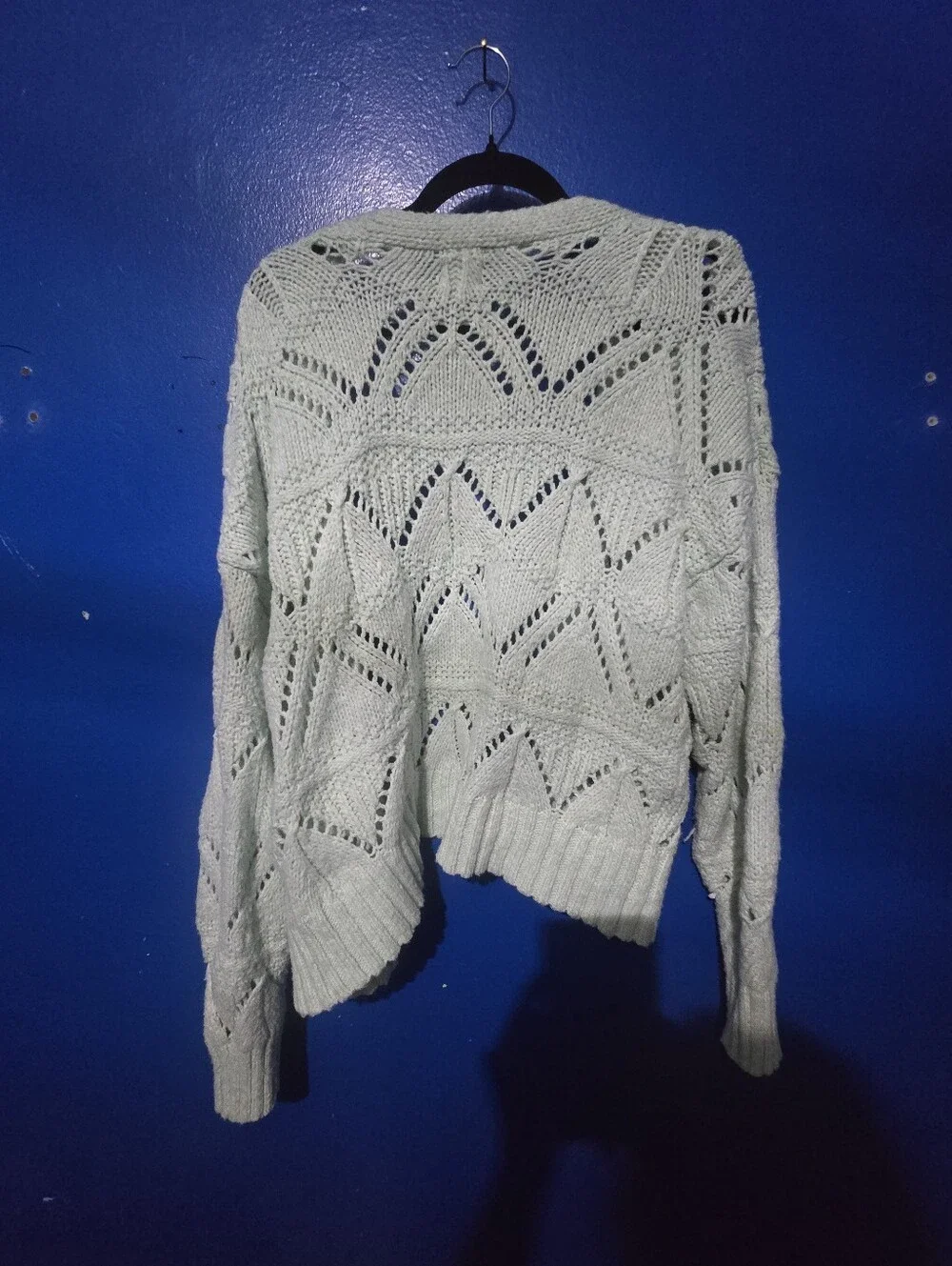 Hippie Rose sweater cardigan Preowned Size Medium
